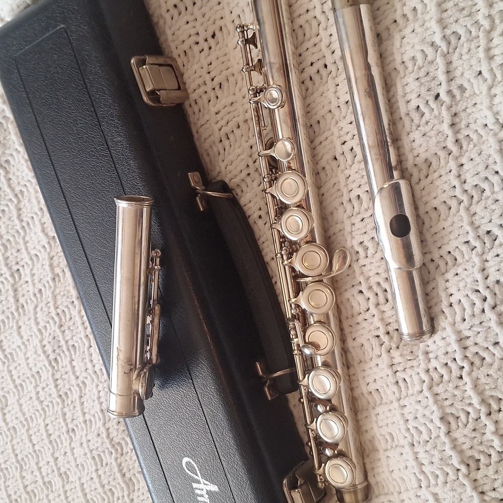 Vintage Armstrong Flute Silver Flute with Case Needs Polishing & Servicing - Picture 16 of 16